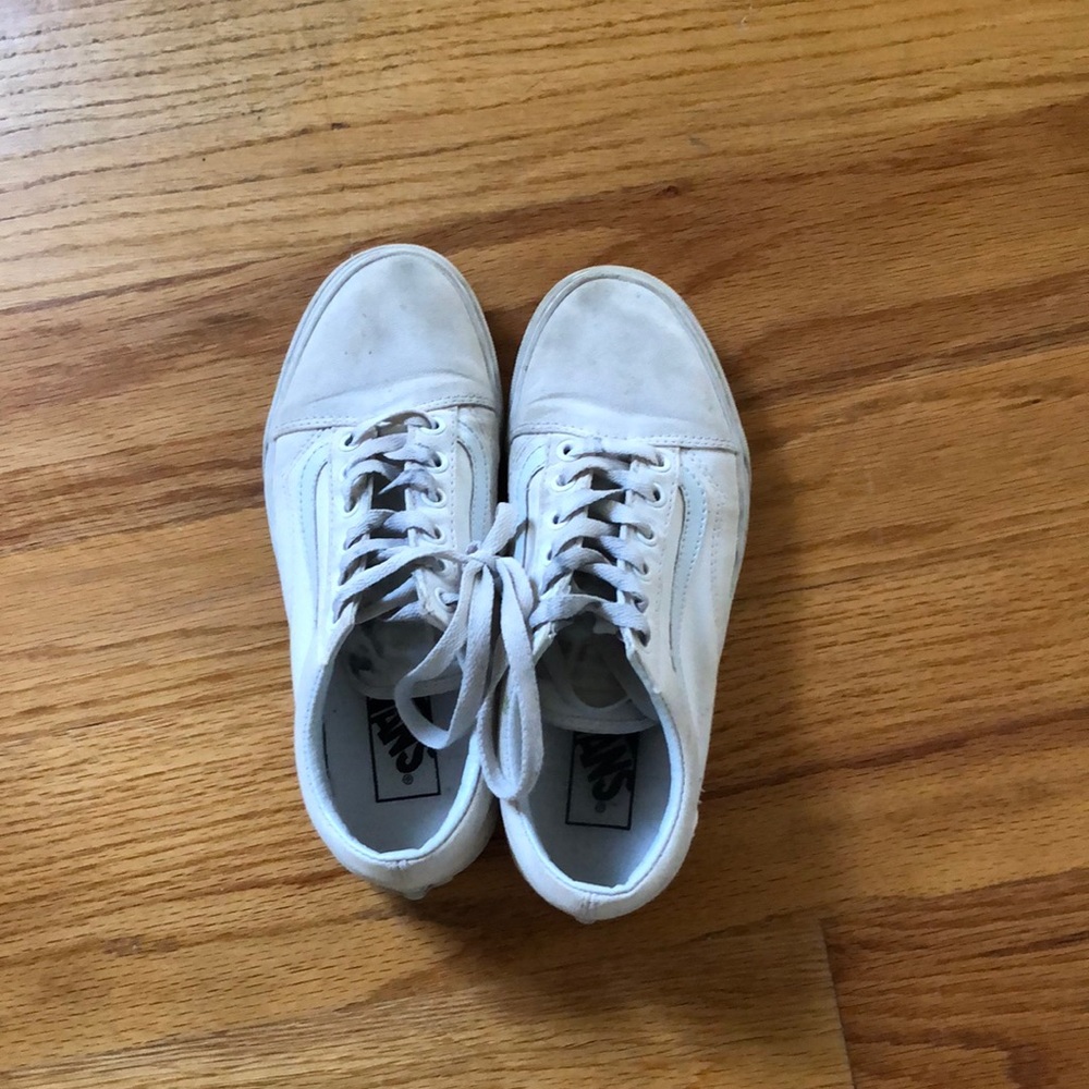 white old skool vans